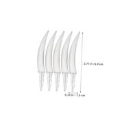OFFSCH 20PCS Halloween Pumpkin Teeth Kit DIY Spooky Fang Decorations for Jack O Lanterns Easy Install Fake Teeth for Halloween Party School Activities Home Pumpkin Craft Supplies