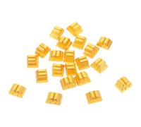 OFFSCH 20pcs Miniature Resin Decor Set, Realistic Mini Golden Bricks for Dollhouse Accessories, Desktop Ornaments and Scene Layout Props for Dollhouse Decoration