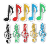OFFSCH 20pcs Music Note Clips Lightweight Piano Book Holders for Music Practical Stationery Clips for Easy Reading and Viewing