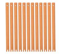 OFFSCH 20pcs Wooden Fan Handle Kit for DIY Crafts, Vintage Khaki Hand Grip | Smooth Finish, Comfortable Handheld Use, for Wedding Planners, Cultural Celebrations, Lace Fan Panels