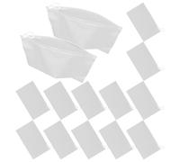 OFFSCH 20Pcs Zipper Lock Pen Pouches Lightweight Stationery Organizer for Travel Waterproof Dustproof with Smooth Zipper Tear Resistant Design