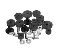 OFFSCH 23pcs Cymbal Accessory Felt Drum Pad Sleeves Non Slip Drum Cymbal Replacement Parts