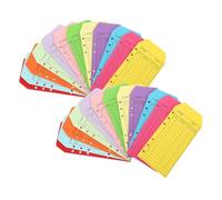 OFFSCH 24pcs Budget Cash Envelopes Kraft Paper Money Storage Envelopes with Multi Design for Binder Pockets Budget Replacement for Financial Organization and Expense Tracking
