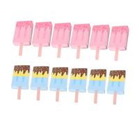 OFFSCH 24pcs Ice Shape Party Favor Boxes for Candy Biscuits Snack Storage Paper Containers in Pink Blue Compact Lightweight Design for Birthday Picnic Wedding Treats and