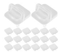 OFFSCH 24pcs Outlet Safety Covers with Built-in Pull Ring, 3-Prong Plastic Electrical Socket Protectors for Steady Protection Against Electrical Risks, for Living Room and Bedroom