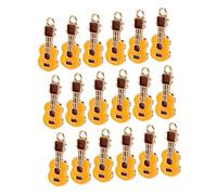 OFFSCH 25pcs Guitar Charms Music Theme Jewelry Accessories Alloy Small Pendants for Necklace Bracelet Earring DIY Crafting Versatile Style Gift