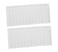 OFFSCH 25pcs Reading Log Bookmark Cards Bulk Portable Borrowed Book Tracker for Libraries Visual Reading Organizer for Students and Book Lovers