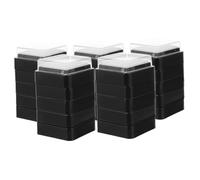 OFFSCH 25pcs Washable Blank Ink Pads DIY Stamp Pads for Scrapbooking Card Making Classroom Crafting Fingerprint Art Non-Toxic Hand Safe Stamping Supplies