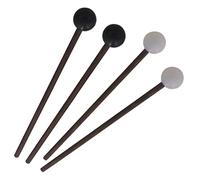OFFSCH 2pairs Ethereal Drumstick Drumsticks for Practice Wooden Mallet Rubber Tip for Boys and Girls Beginners Classic Percussion Stick Accessory