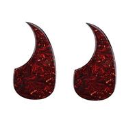 OFFSCH 2pcs Bass Anti-scratch Guitar Pickguard Plate Decorative Design for Acoustic and Electric Guitars Prevents Scratches from Fingernails and Picks