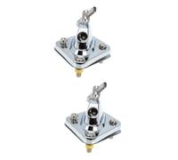 OFFSCH 2pcs Bass Drum Alloy Leg Base Replacement for Percussion Accessories Supplies for Drum Maintenance and Setup