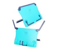 OFFSCH 2pcs Book Stand Foldable Abs Desktop Music Sheet Holder Portable Non-slip Cookbook Reading Stand for Students Beginners Travel Friendly Compact Design