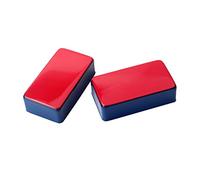 OFFSCH 2pcs Brass Pickup Covers for Single Coil Guitars Fully Enclosed Metal Red and Anti Stain-resistant Prevents Sweat Water Corrosion