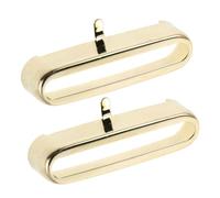 OFFSCH 2pcs Brass Single Coil Pickup Covers Open-top Design Guitar Pickup Housing Shell Noise Reduction Heat Dissipation Metal Protector for Electric Guitar Accessories