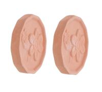 OFFSCH 2pcs Brown Sugar Moisturizing Container Marshmallow Softener Brown Sugar Softener Marshmallow Saver Moisture Keeper Food-safe Terracotta Khaki