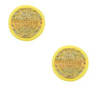 OFFSCH 2pcs Buddhism Art Craft Singing Bowl Mat for Buddha Hall Singing Bowl Pad Cushion Buddhist Sound Mat for Meditation and Home Decoration