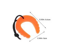 OFFSCH 2pcs C-Shaped Door Jam Safety Stopper Wedge for Fire Escape Routes Finger Pinch Prevention Plastic Door Wedge for Firefighters and Law Enforcement in Orange