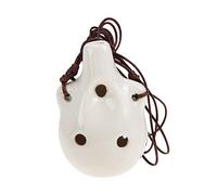 OFFSCH 2pcs Ceramic Alto Ocarina Portable Beginner Mini Instrument for Wind Music Instrument for Learning and Playing at Home Outdoors