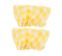 OFFSCH 2pcs Cloth Covers for Sourdough Starter Jar Fermentation Jar Cover Reusable Sewn Cloth for Glass