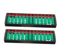 OFFSCH 2pcs Column Plastic Chinese Abacus for Math Learning Educational Bead Counter for Material Multi-functional Calculation Tool for Teaching and Cognitive Development