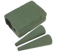 OFFSCH 2pcs Cone-Shaped Floral Foam Tree Cones Green Foam Material Versatile Usage DIY Creativity for Flower Shops and Floral Arrangement