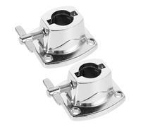 OFFSCH 2pcs Cymbal Holder Clamp Zinc Alloy Drum Kit Mounting Bracket for Secure Setup and Stable Performance Compact Spaces