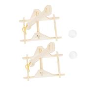 OFFSCH 2pcs DIY Stem Catapult Kit for Educational Science Model Building for Over Engineering Project to Develop Analytical and Observational Skills