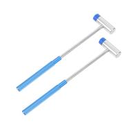 OFFSCH 2pcs Double-end Use Blocks Assemble Hammer for Practical Lightweight Hammer Blue Handle with Soft Head Enhances Hand-Eye Coordination and Dexterity for Boys
