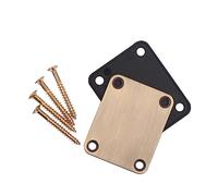 OFFSCH 2pcs Electric Guitar Neck Plate Connecting Board with Screws Durable and Lightweight for Easy Installation Enhance Your Guitar Performance