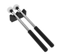OFFSCH 2pcs Ethereal Drum Sticks Slip Metal Handle Felt Head for Tongue Drum Percussion Accessories Soft Jazz Mallets