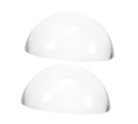 OFFSCH 2pcs Glass Hemisphere Paperweights for Calligraphy Practice and Sewing Elegant Desk Decoration Smooth Writing Aid for Beginners and Professionals