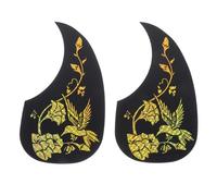 OFFSCH 2pcs Guitar Stickers Self-adhesive Pickguard for Fretboard Guitar Protector Scratch Plate Body Sticker