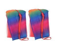 OFFSCH 2pcs Hand Throw Parachute with Rainbow String for Outdoor Play Educational Simulation Flight Enhancing Creativity and Motor Skills