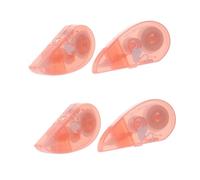 OFFSCH 2pcs Heart-shaped Correction Tape with Built Magnet Smooth Typo Fixing Tool for Students Use Stationery for Accurate Mistake Covering