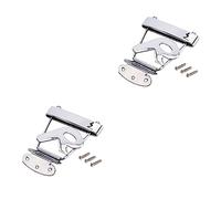 OFFSCH 2pcs Jazz Guitar Tailpiece Bridge Metal Material Replacement Part High Strength and Sturdy Finish String