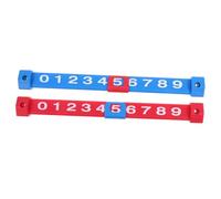 OFFSCH 2PCS Large Table Foosball Score Counters with Numbers Football Scorekeeper for Board Game Accessories Red and Blue Scoreboard for Table Football