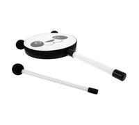 OFFSCH 2pcs Little Rake Kudou Panda Boys and Girls Handheld Tambourine Hand Bell Musical Toy Percussion Instrument for Boy Girl Education Party Activities