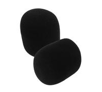 OFFSCH 2pcs Microphone Accessory Windscreen Muff Large Sponge Cover Safe Light Material and Comfortable Mic Cover