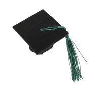 OFFSCH 2pcs Mini Graduation Cap Hair Clips Doctoral Hat Hair Accessories for Kindergarten Preschool Ceremony Cute Graduation Decoration Hairpins Easy Clip for Photoshoot and Party