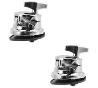 OFFSCH 2pcs Musical Instruments Tom Drum Leg Base Alloy Drum Set Stand Accessory