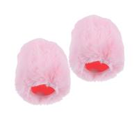 OFFSCH 2pcs Pink Plush Microphone Windshield Mic Filter Covers Universal Mic Protective Soft Covers Suitable for Sennheiser Mk4 Microphones