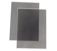 OFFSCH 2pcs Plastic Embossing Folder Tool Vertical Stripes Texture Template Craft Mold for Card Making Scrapbooking Album DIY Embossing Folders for Cards