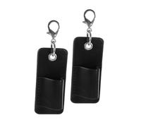 OFFSCH 2pcs Portable PU Neck Lanyard Pen Holder Lightweight Pocket-Sized Badge Pen Clip for Office Nurse Teacher Clipboard Use Easy Access