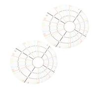 OFFSCH 2pcs Pottery Circle Tool Clay Dividing Accessory with Ergonomic Handle for Precise Even Division in Studio and DIY Crafting Projects