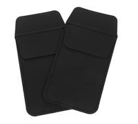 OFFSCH 2Pcs PU Leather Doctor Pen Holder Reusable Pen Pocket Protector Bag for Nurses and Doctors Portable Anti-Loss Pencil Case Organizer with Deformation-Resistant Design for Medical