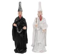 OFFSCH 2Pcs Resin Mythical Figures Miniature Sand Tray Decorations Creepy Sand Table Ornaments for Psychological Therapy and Art Play