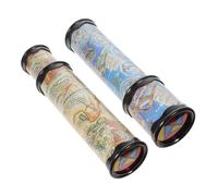 OFFSCH 2pcs Rotating Kaleidoscope Educational for Large Plastic Prism Tube Inspires Curiosity and Visual Development Random Color and Style Random Color