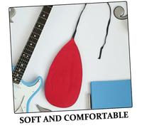 OFFSCH 2pcs Saxophone Cleaning Swabs with String, Water-absorbent Alto Tenor Sax inside Tube Wipes, Woodwind Instrument Care Cloth for Flute Clarinet Maintenance, Dark Blue Red