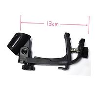 OFFSCH 2pcs Shock Microphone Drum Clip Mount Clamp for Microphone Pc Adjustable Height Angle