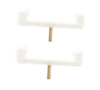 OFFSCH 2pcs Slip Shoulder Pad for Violin Convenient Replacement Pads Claws Non-slip Design Portable for Violins Latex Material Shoulder Rest